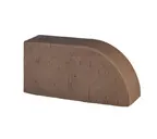 Печной кирпич радиусный полнотелый Lode Brunis F17 гладкий, 250х120х65 мм
