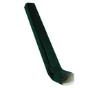 Труба прямоугольная с коленом Vortex 3м RAL 6005