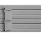 Виниловый сайдинг двухслойный Grand Line D4 Серый 3,66