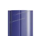 Штакетник Металл Профиль ELLIPSE-T 0,45 Полиэстер RAL5002 Ультрамарин