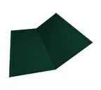 Планка ендовы нижней 300х300 0,5 Satin с пленкой RAL 6005 зеленый мох