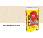 Цветной кладочный раствор weber.vetonit МЛ 5, кремово-белый, №150, 25 кг