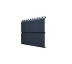 Металлический сайдинг Grand Line ЭкоБрус 0.45 мм 3D Drap ST RAL 7024 мокрый асфальт