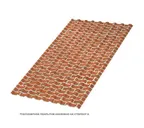 Профлист Металл Профиль МП20 0.5 ECOSTEEL® Кирпич A