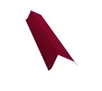 Планка торцевая 142х100 0,45 PE с пленкой RAL 3003 рубиново-красный