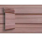 Виниловый сайдинг двухслойный Grand Line Natural-Брус Tundra Рябина 3.00
