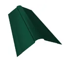 Планка конька фигурного 150x150 0,45 Drap RAL 6005 зеленый мох