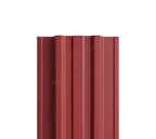 Штакетник Металл Профиль TRAPEZE-T 0,45 VikingMP® RAL3011 Коричнево-красный