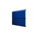 Металлический сайдинг Grand Line ЭкоБрус 0.5 мм Satin RAL 5005 сигнальный синий