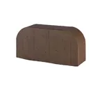 Кирпич облицовочный радиусный полнотелый Lode Brunis F14 гладкий, 250х120х65 мм