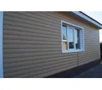 Виниловый сайдинг Docke Блок-Хаус D4.7T PREMIUM Капучино 3600×243
