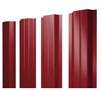 Штакетник П-образный В Grand Line 0,45 Полиэстер RAL3003 Рубиново-Красный