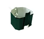 Кронштейн трубы на кирпич прямоугольный Vortex RAL 6005