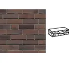 Кирпич клинкерный Muhr 33 A Schwarz-Braun готик, 240х115х71 мм