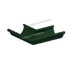 Угол желоба наружный МЕТАЛЛ ПРОФИЛЬ Foramina PUR D150 Ral 6005