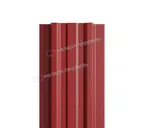 Штакетник Металл Профиль LАNE-T 0,5 PURMAN® RAL3011 Коричнево-красный