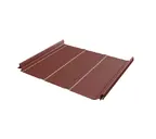 Фальцевая кровля Кликфальц Pro Line Grand Line 0,5 Satin RAL 3009 Оксидно-Красный