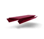 Планка угла внутреннего сложного БХ new 0,4 PE с пленкой RAL 3005 красное вино (2м)