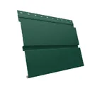 Металлический софит Квадро брус без перфорации 0,5 Satin RAL 6005 зеленый мох
