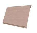 Металлический сайдинг Grand Line Вертикаль 0.45 мм classic Print Elite с пленкой White Wood