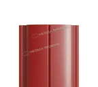 Штакетник Металл Профиль ELLIPSE-T 0,5 PURMAN® RAL3011 Коричнево-красный