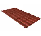 Металлочерепица Grand Line Kredo 0,5 Atlas RAL 8004 Терракота