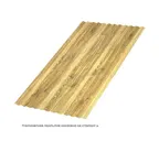 Профлист Металл Профиль МП18 0.5 ECOSTEEL® текстурированный двусторонний Золотой дуб A