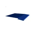 Планка стартовая БХ new 0,5 Satin с пленкой RAL 5005 сигнальный синий (2,5м)