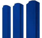 Штакетник Прямоугольный фигурный Grand Line 0,45 Полиэстер RAL5002 Ультрамариново-Синий