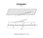 Профлист Металл Профиль МП10 0.5 ECOSTEEL® матовый Беленый дуб A