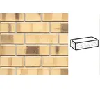 Кирпич клинкерный Muhr 35 KS Creme nuanciert Kohle Spezial рустик, 240х115х52 мм