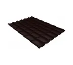 Финишный профиль фибросайдинга Decover Satin Matt RAL 8017 Шоколад 0.5
