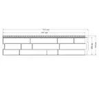 Фасадная панель Я-Фасад Grand Line Крымский сланец, гречневый (акрил)
