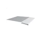 Планка стартовая БХ new 0,5 Satin с пленкой RAL 9003 сигнальный белый (2,5м)