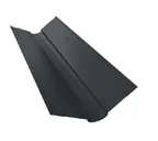 Планка ендовы верхней фигурной 100x100 0,5 Velur RAL 7016 антрацитово-серый
