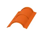 Планка конька круглого R110х2000 (ПЭ-01-2004-0.45)