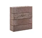 Кирпич клинкерный ЛСР темно-терракотовый флэш Брюгге береста M300, 250х85х65 мм