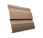 Металлический сайдинг Grand Line Корабельная Доска XL 0.45 мм Print Elite Honey Wood