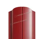 Штакетник Металл Профиль ELLIPSE-O 0,5 NormanMP RAL3011 Коричнево-красный