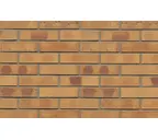 Кирпич клинкерный Muhr 06K Hellbraun-bunt Kohle гладкий, 290х90х71 мм