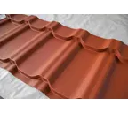 Металлочерепица Grand Line Kvinta Uno 0,45 Drap RAL 8004 Терракота