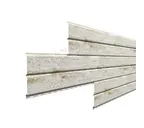 Металлический сайдинг Lбрус-XL-Н Металл-Профиль ECOSTEEL Беленый Дуб 14х335