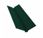 Планка ендовы верхней 115х30х115 0,45 Drap ST RAL 6005 зеленый мох