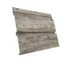 Металлический сайдинг Grand Line Квадро брус 0.45 мм Print Elite с пленкой Nordic Wood