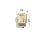 Замковый камень White Hills Тиволи 730-01, 250*235/175*80 мм