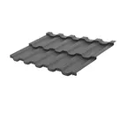 Модульная металлочерепица Aquasystem Гётеборг 0,5 мм GreenCoat Pural BT RR23 (т-серый)