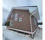 Виниловый сайдинг Docke Блок-Хаус D4.7T LUX под дерево Кедр 3600×243