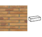 Кирпич клинкерный Muhr 06 K Hellbraun-bunt Kohle рустик, 290х90х40 мм