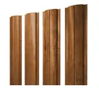 Штакетник Полукруглый Slim Grand Line 0,45 Print Premium Golden Wood Golden Wood