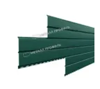 Металлический сайдинг Lбрус Металл-Профиль NormanMP RAL 6005 Зеленый мох 15х240